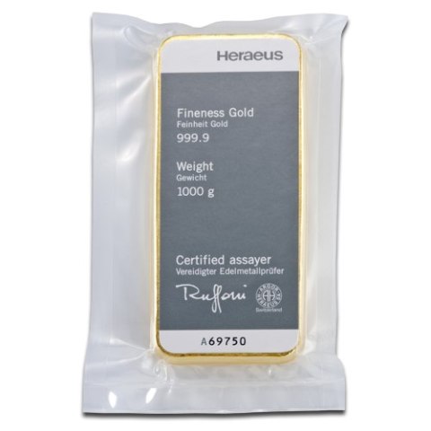 1 kg sztabka złota 999,9 od producenta LBMA – GoldInvest24