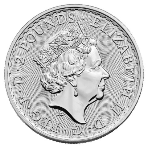 1 oz Britannia 2023 srebrna moneta w kapslu ochronnym