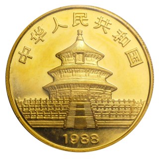 1 Uncja Chińska Panda Złota Moneta | 1988