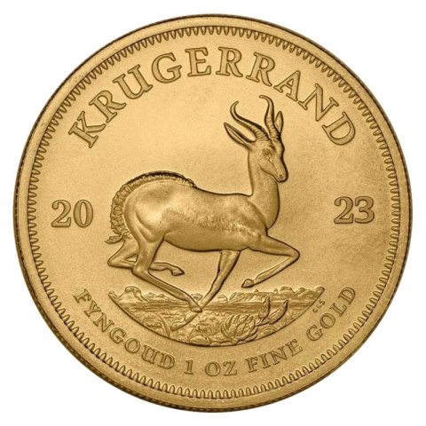 1 oz Krugerrand Złota Moneta 2025 – złoto 916,7 z RPA w kapslu ochronnym
