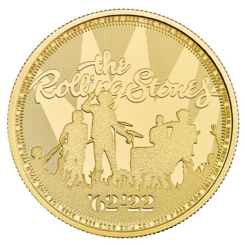1 Uncja Rolling Stones Złota Moneta | 2022