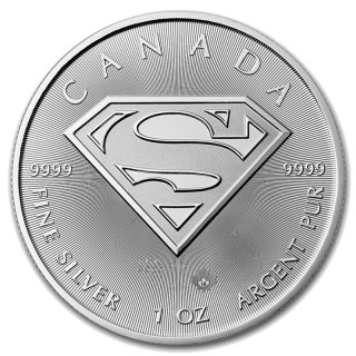 1 Uncja Superman™ Srebrna Moneta