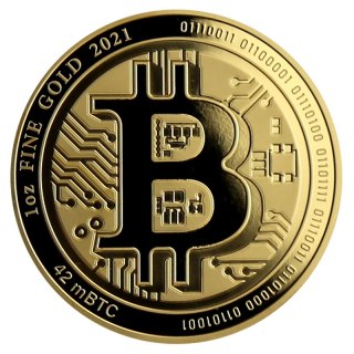 1 Uncja Złoty Bitcoin (2021)