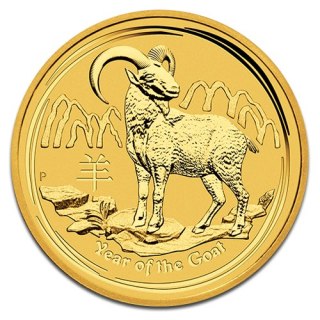 1 oz Lunar II Goat | Gold | 2015