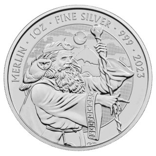 1 oz Merlin Mity i Legendy Srebrna Moneta | 2023