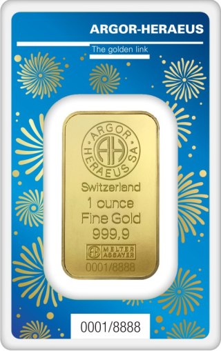 1 oz Złota Sztabka Rok Królika | Argor-Heraeus | 2023