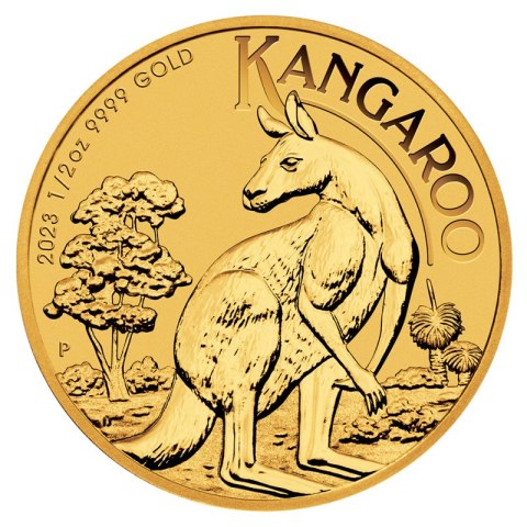 1/2 oz Australijski Kangur Złota Moneta 2023