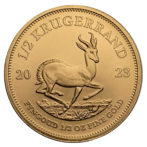 1/2 Uncji Krugerrand Złota Moneta | 2023