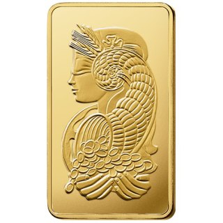 250g Złota Sztabka PAMP Fortuna