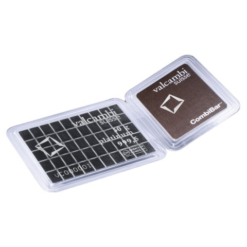 50x1g Platynowa Sztabka CombiBar® | Valcambi