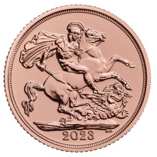 Suweren Koronacja Karol III Złota Moneta | 2023