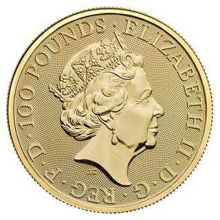 1 Uncja Bestie Królowej The Completer Złota Moneta | 2021