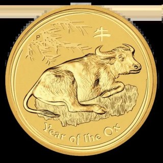 1 Uncja Lunar II Rok Wołu Złota Moneta | 2009