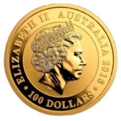 1 Uncja Perth Mint Złoty Łabędź Złota Moneta | 2018