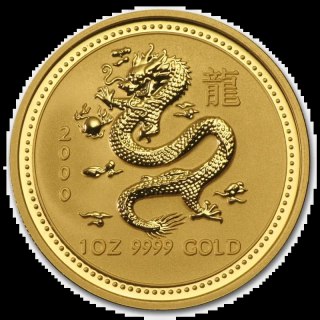 1 oz Lunar I Dragon | Gold | 2000