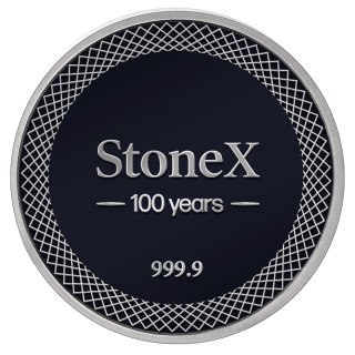 1 oz StoneX 100 Year Silver Round