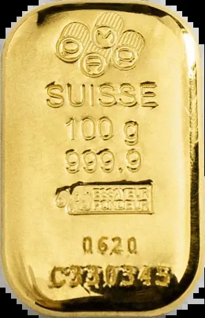 100g Złota Sztabka | PAMP Suisse