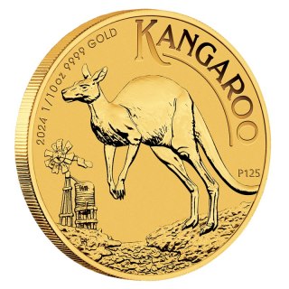 1/10 Uncji Australijski Kangur Złota Moneta | 2024