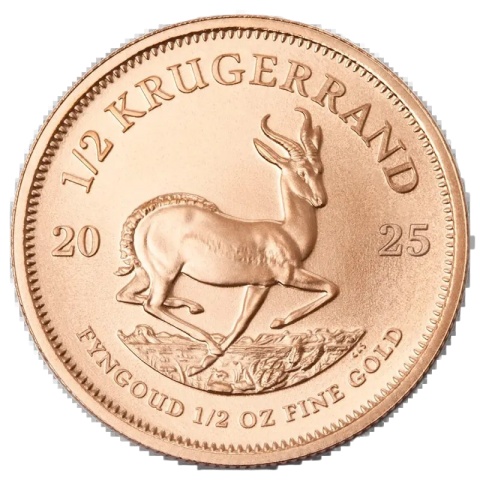 Złota moneta 1/2 oz Krugerrand 2025