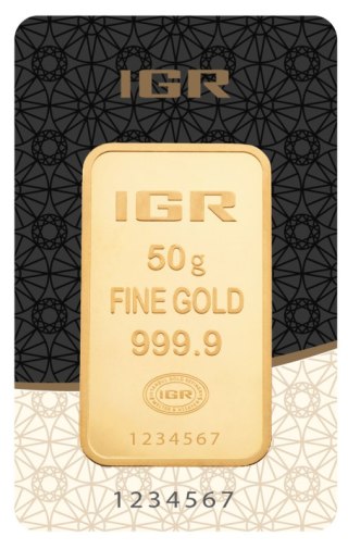 50g Złota Sztabka | Istanbul Gold Refinery