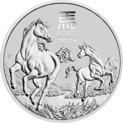 1 kg Lunar III Rok Konia 2026 srebrna moneta