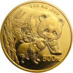 1 Uncja Chińska Panda Złota Moneta | 2004