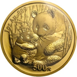 1 Uncja Chińska Panda Złota Moneta | 2005