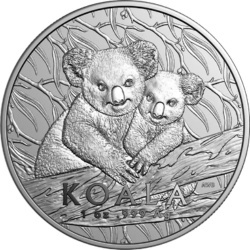 Srebrna moneta bulionowa 1 oz Koala 2025 Royal Australian Mint – inwestycyjna moneta srebrna próby 999,9