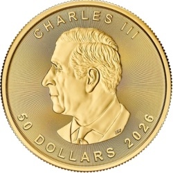 1 oz Liść Klonowy Złota Moneta | 2026