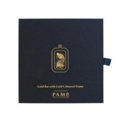10g Złota Sztabka PAMP Fortuna z Ramką – sztabka złota 999.9 w certyfikowanym blistrze z ozdobną oprawą