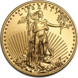 1/10 oz Amerykański Orzeł złota moneta – awers Lady Liberty