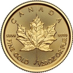 1/20 oz Liść Klonowy Złota Moneta | 2026