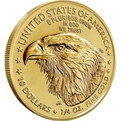 Złota moneta 1/4 oz Amerykański Orzeł 2026 – American Eagle, ćwierć uncji złota 916,7